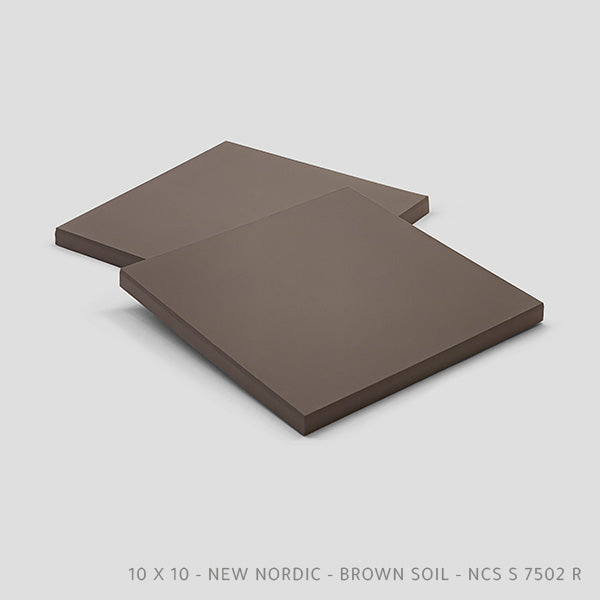 Click'n Tile - 10x10 Brown Soil